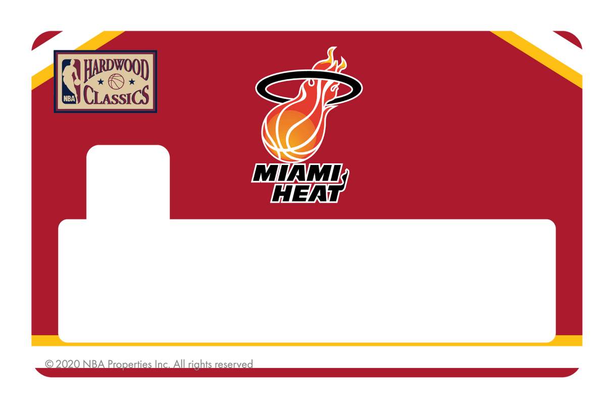 Miami Heat: Home Warmups Hardwood Classics - Card Covers - NBALAB - CUCU Covers