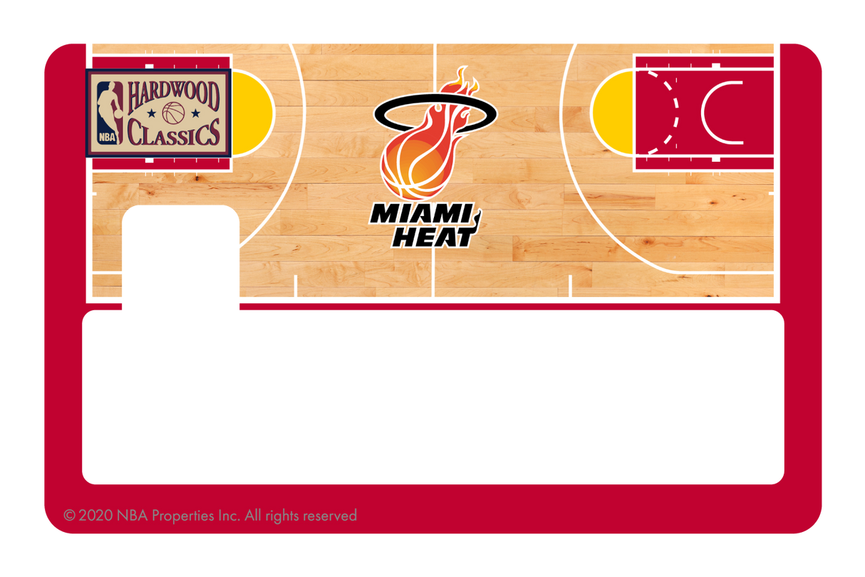 Miami Heat: Retro Courtside Hardwood Classics - Card Covers - NBALAB - CUCU Covers