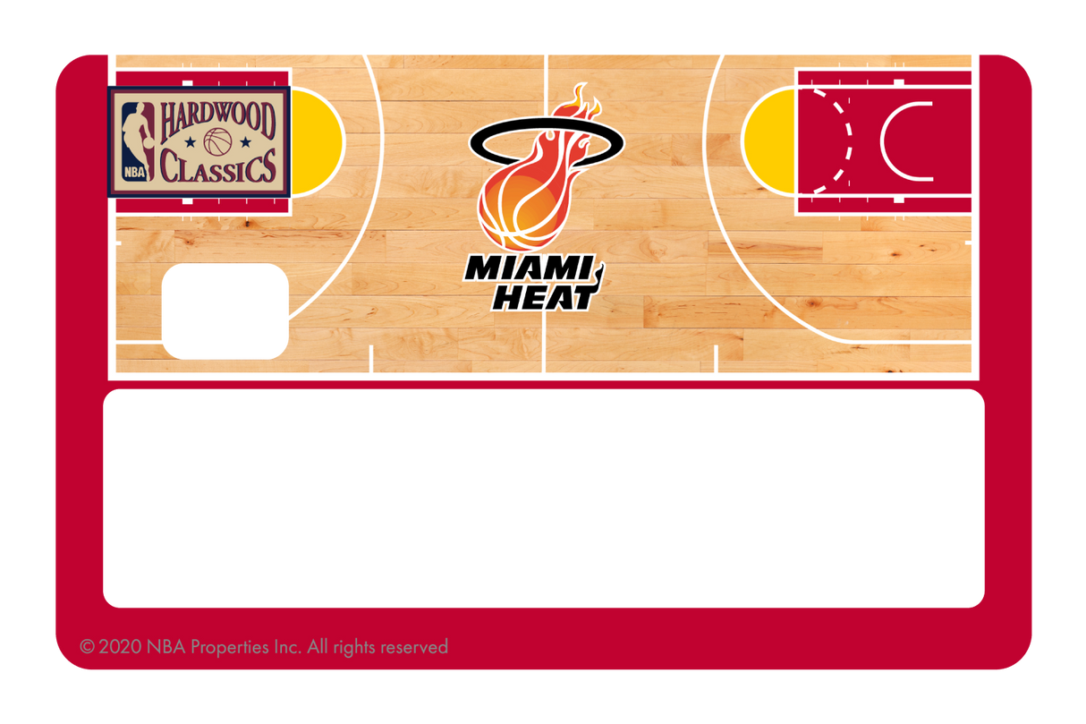 Miami Heat: Retro Courtside Hardwood Classics - Card Covers - NBALAB - CUCU Covers