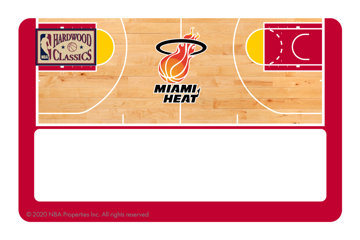 Miami Heat: Retro Courtside Hardwood Classics - Card Covers - NBALAB - CUCU Covers