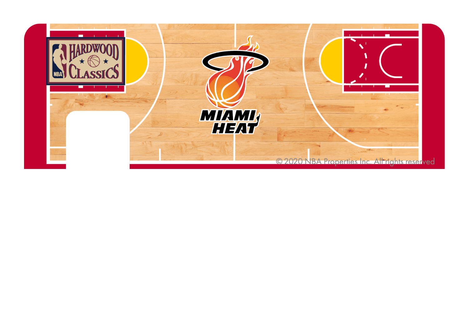 Miami Heat: Retro Courtside Hardwood Classics