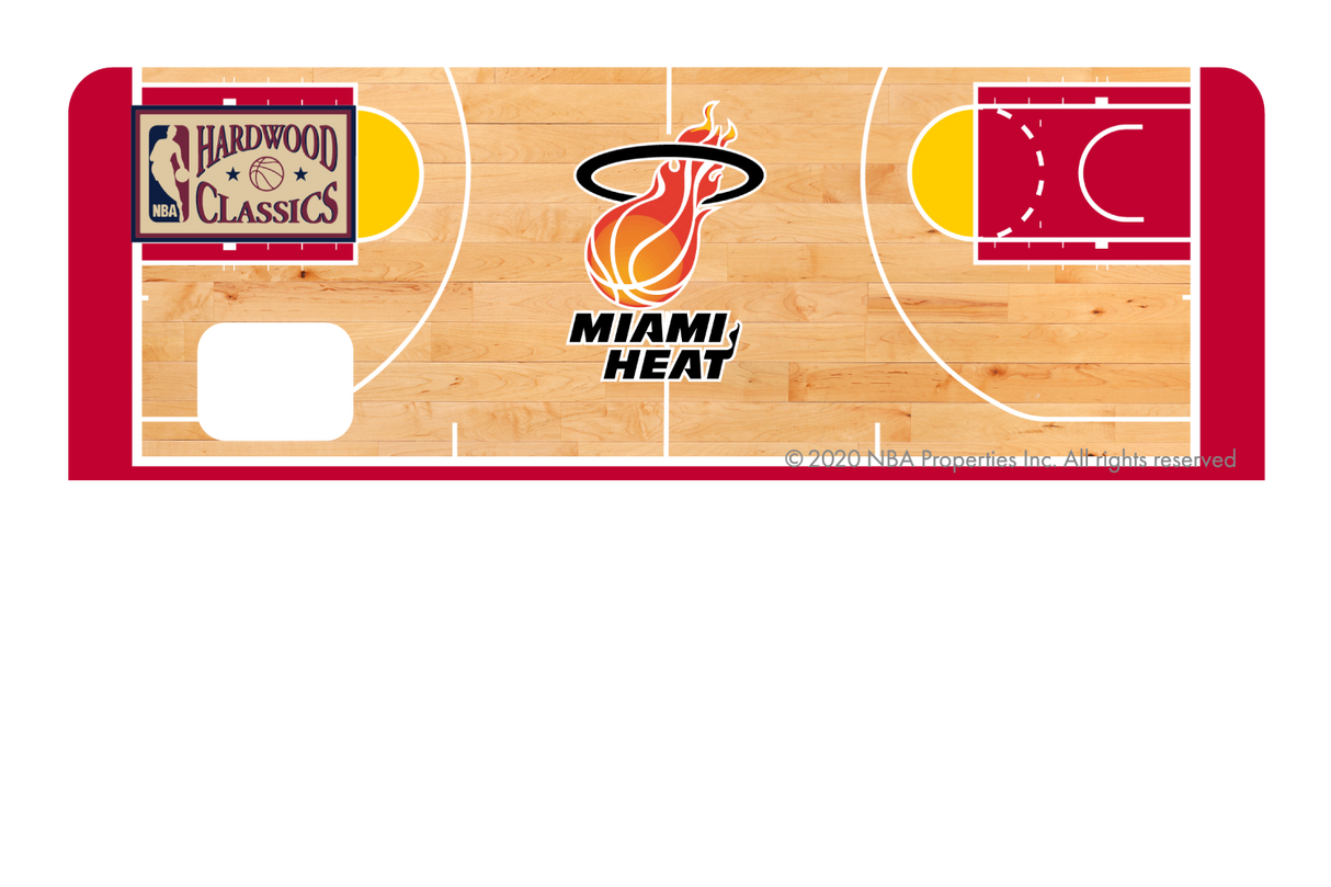 Miami Heat: Retro Courtside Hardwood Classics - Card Covers - NBALAB - CUCU Covers