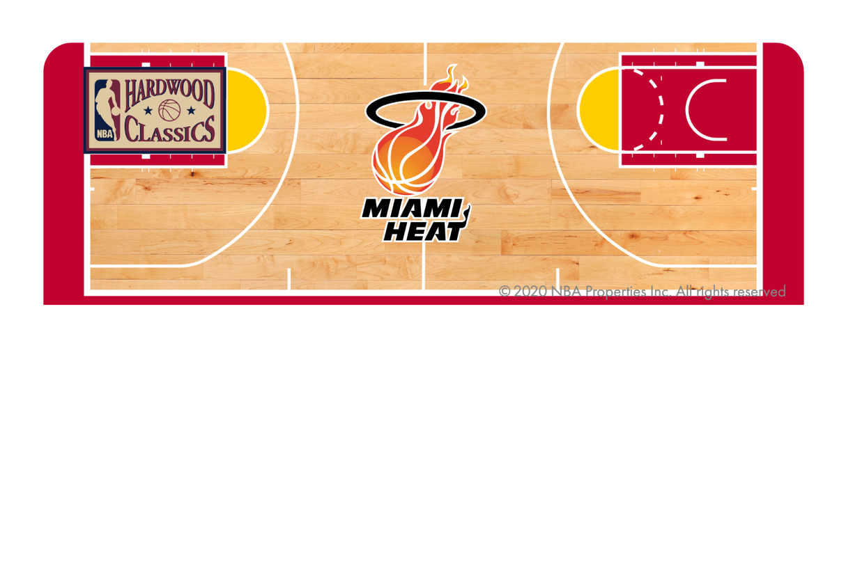 Miami Heat: Retro Courtside Hardwood Classics - Card Covers - NBALAB - CUCU Covers