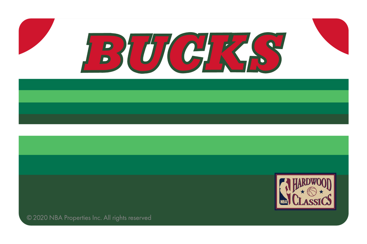 Milwaukee Bucks: Home Warmups Hardwood Classics - Card Covers - NBALAB - CUCU Covers
