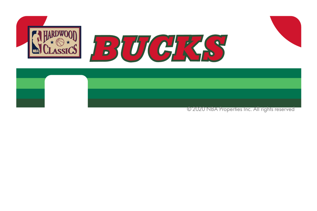 Milwaukee Bucks: Home Warmups Hardwood Classics - Card Covers - NBALAB - CUCU Covers