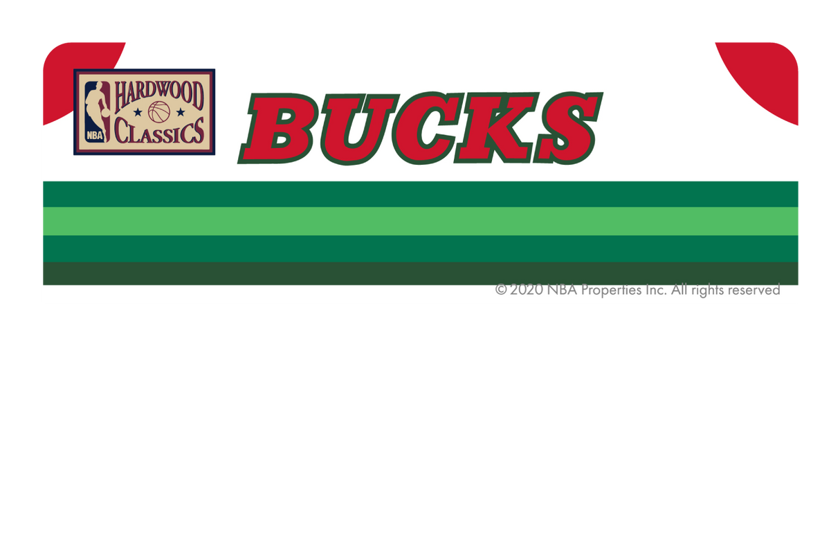 Milwaukee Bucks: Home Warmups Hardwood Classics - Card Covers - NBALAB - CUCU Covers