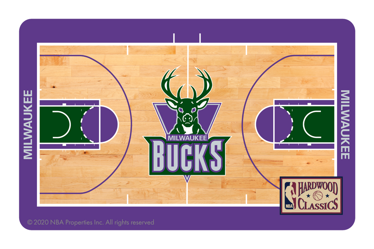 Milwaukee Bucks: Retro Courtside Hardwood Classics - Card Covers - NBALAB - CUCU Covers