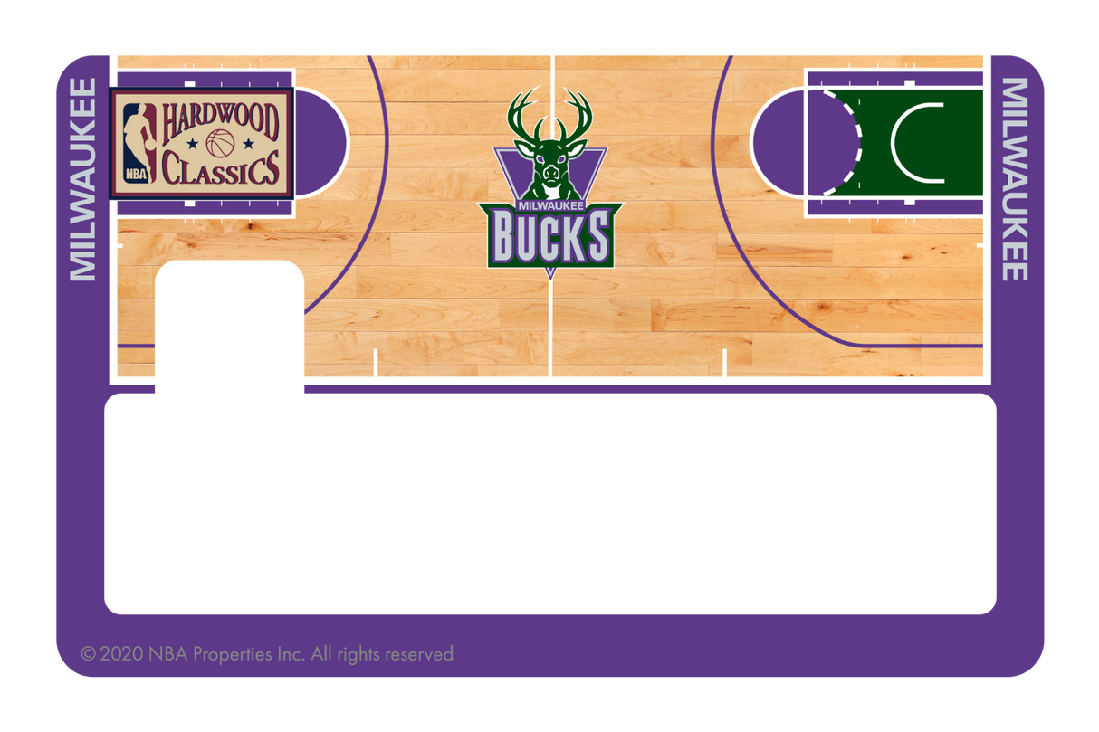 Milwaukee Bucks: Retro Courtside Hardwood Classics - Card Covers - NBALAB - CUCU Covers