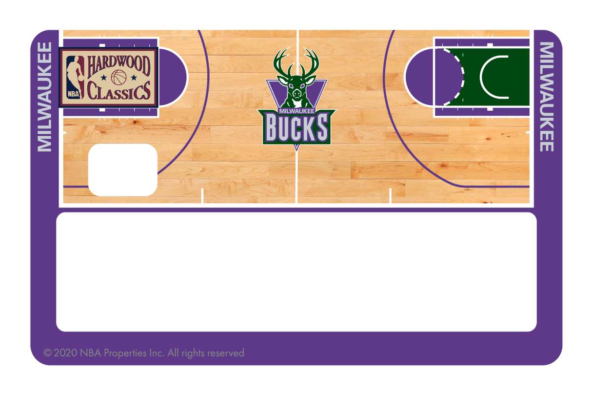 Milwaukee Bucks: Retro Courtside Hardwood Classics - Card Covers - NBALAB - CUCU Covers