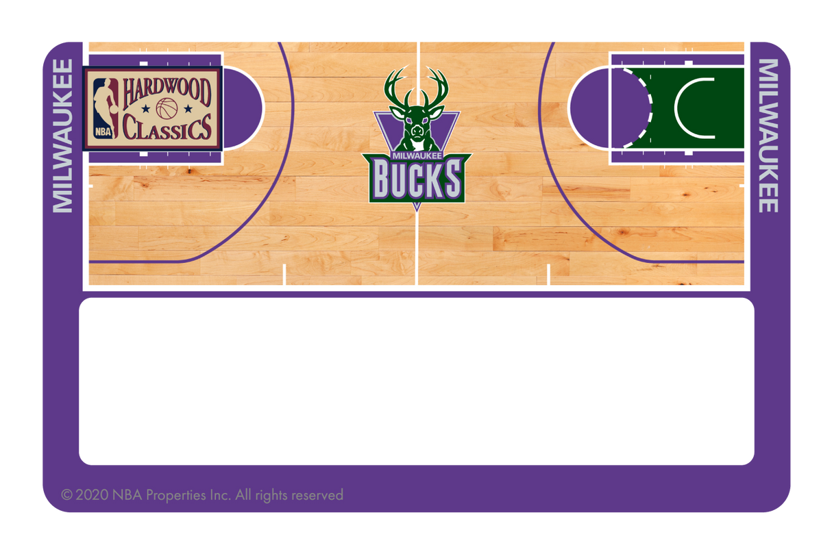 Milwaukee Bucks: Retro Courtside Hardwood Classics - Card Covers - NBALAB - CUCU Covers