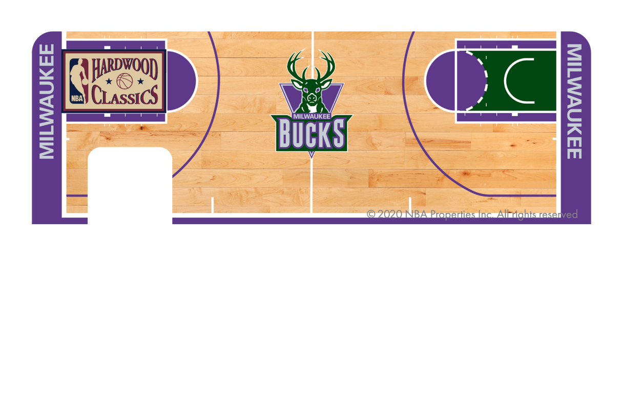 Milwaukee Bucks: Retro Courtside Hardwood Classics - Card Covers - NBALAB - CUCU Covers