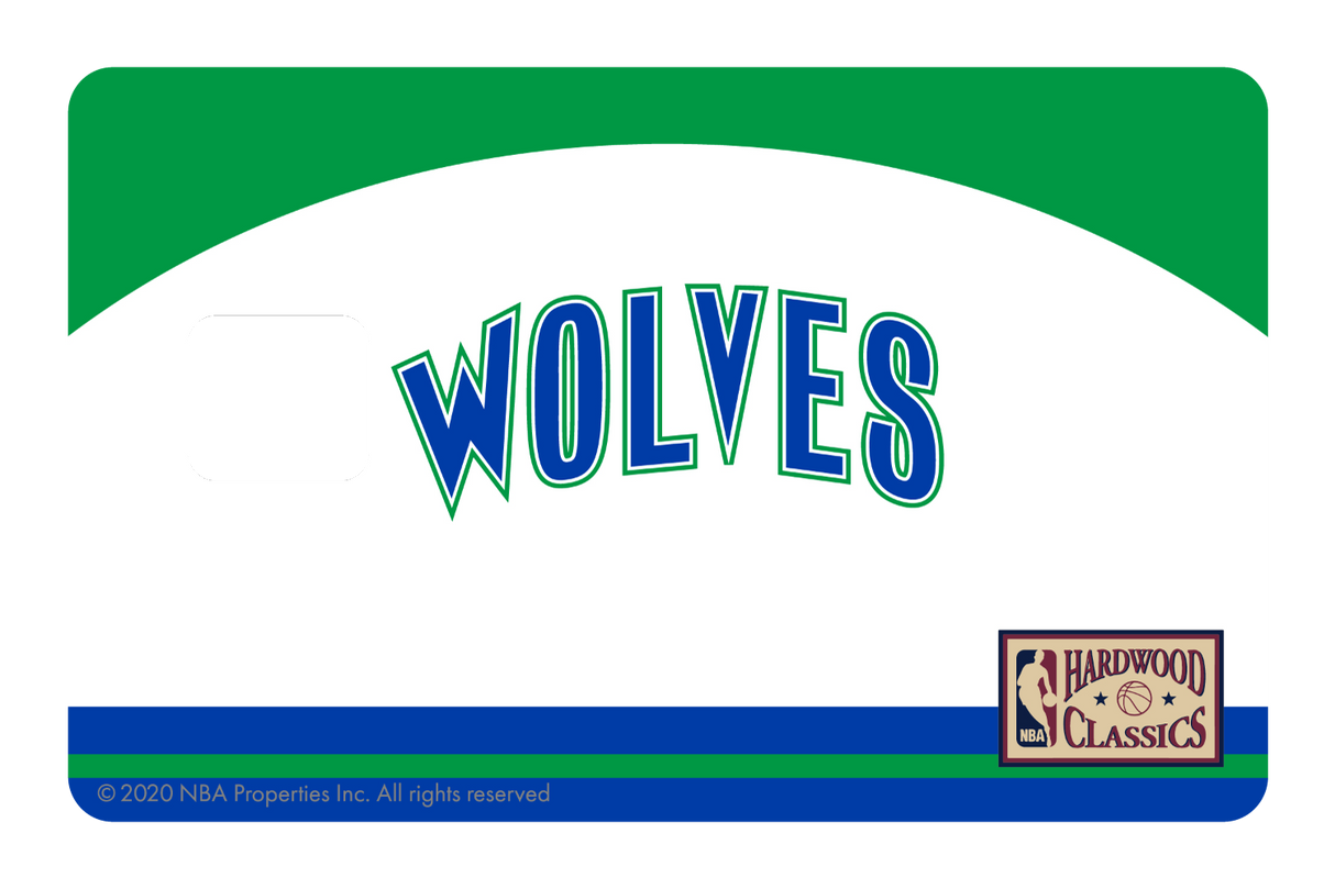 Minnesota Timberwolves: Home Warmups Hardwood Classics - Card Covers - NBALAB - CUCU Covers