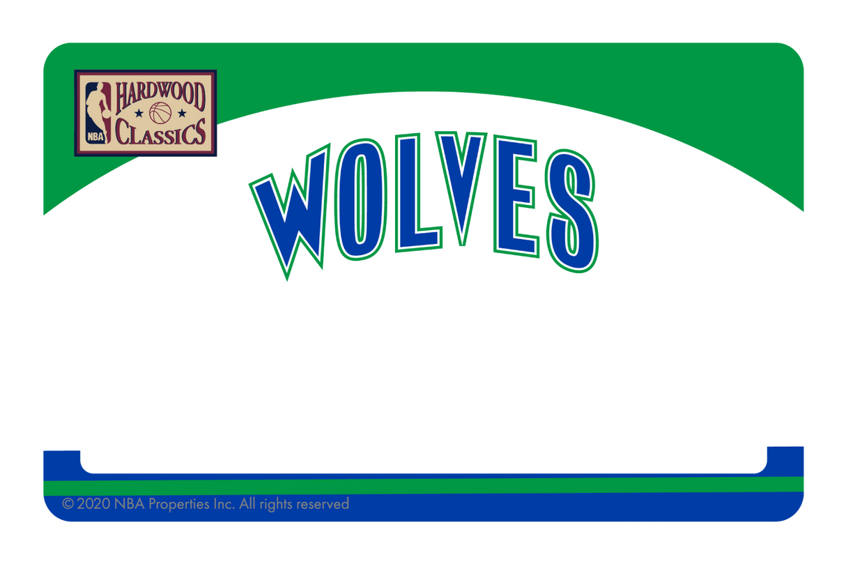 Minnesota Timberwolves: Home Warmups Hardwood Classics - Card Covers - NBALAB - CUCU Covers