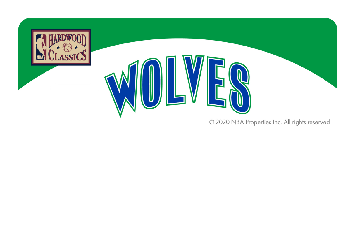 Minnesota Timberwolves: Home Warmups Hardwood Classics - Card Covers - NBALAB - CUCU Covers