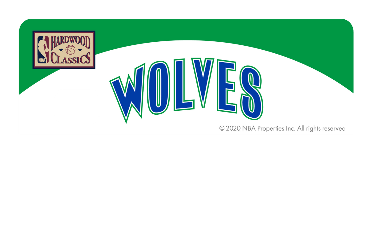 Minnesota Timberwolves: Home Warmups Hardwood Classics - Card Covers - NBALAB - CUCU Covers
