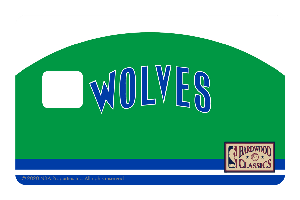 Minnesota Timberwolves: Away Warmups Hardwood Classics - Card Covers - NBALAB - CUCU Covers