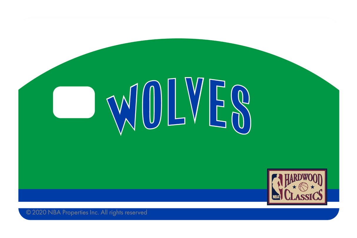 Minnesota Timberwolves: Away Warmups Hardwood Classics - Card Covers - NBALAB - CUCU Covers