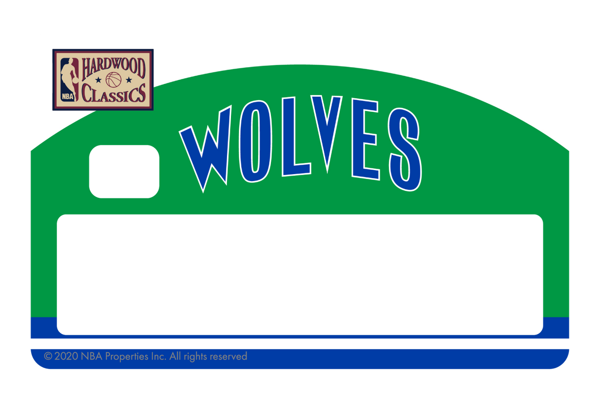 Minnesota Timberwolves: Away Warmups Hardwood Classics - Card Covers - NBALAB - CUCU Covers