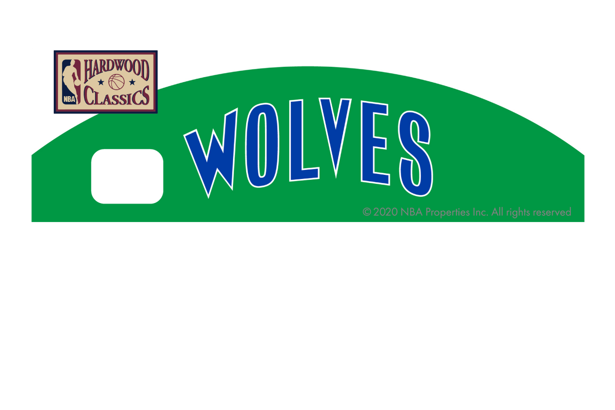 Minnesota Timberwolves: Away Warmups Hardwood Classics - Card Covers - NBALAB - CUCU Covers