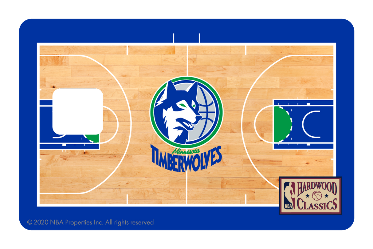 Minnesota Timberwolves: Retro Courtside Hardwood Classics - Card Covers - NBALAB - CUCU Covers