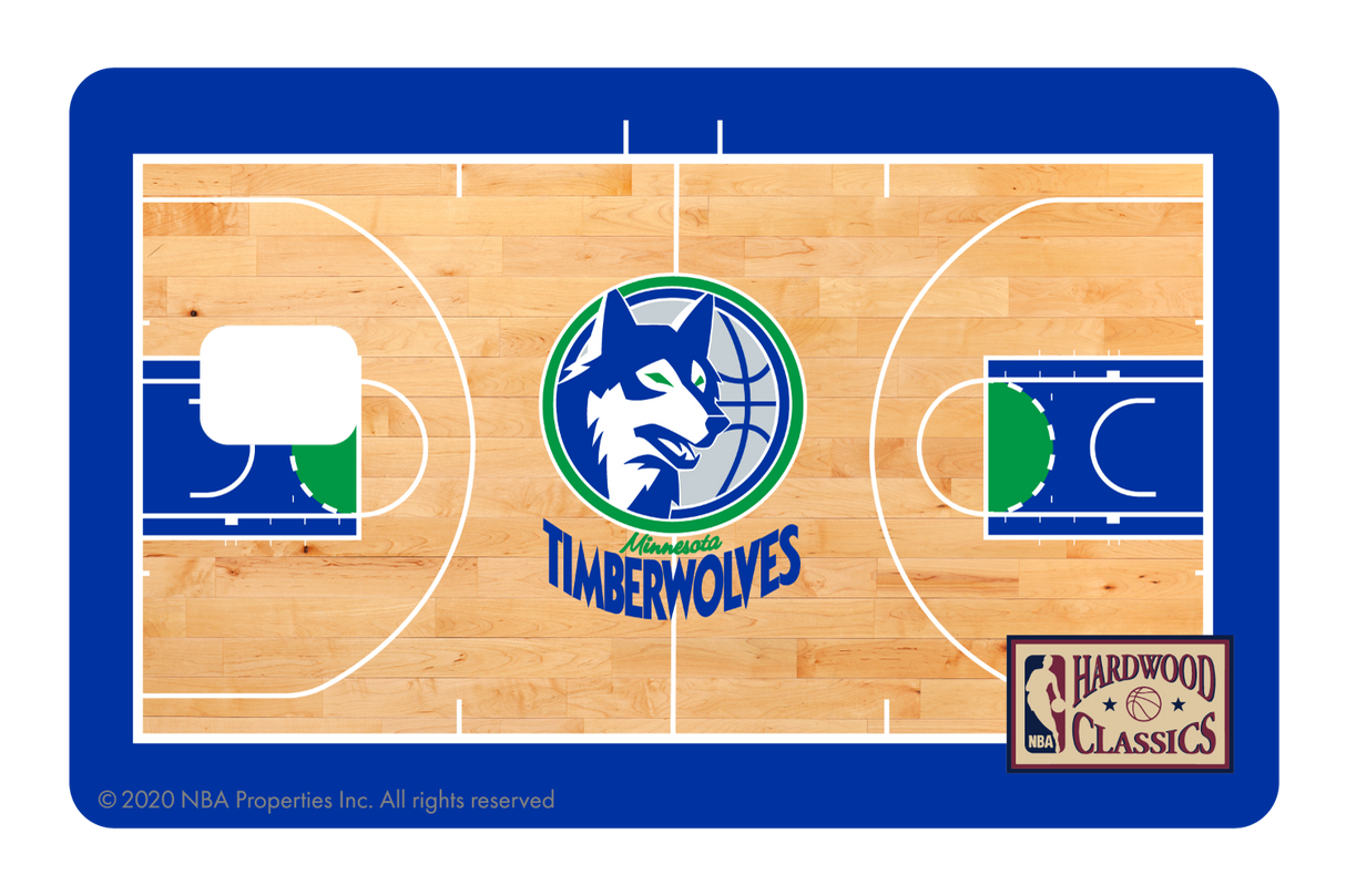 Minnesota Timberwolves: Retro Courtside Hardwood Classics - Card Covers - NBALAB - CUCU Covers