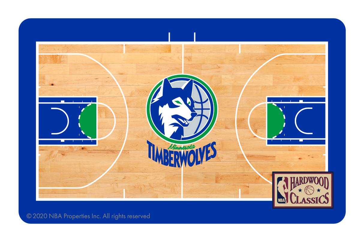 Minnesota Timberwolves: Retro Courtside Hardwood Classics - Card Covers - NBALAB - CUCU Covers
