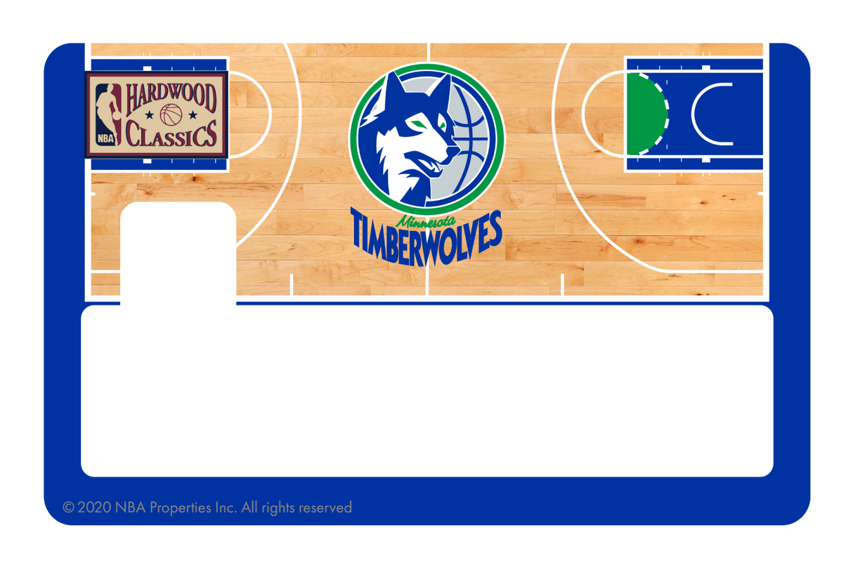Minnesota Timberwolves: Retro Courtside Hardwood Classics - Card Covers - NBALAB - CUCU Covers