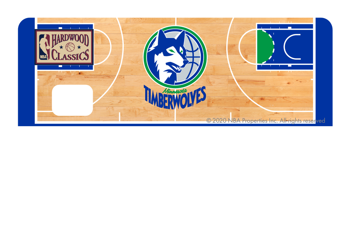 Minnesota Timberwolves: Retro Courtside Hardwood Classics - Card Covers - NBALAB - CUCU Covers