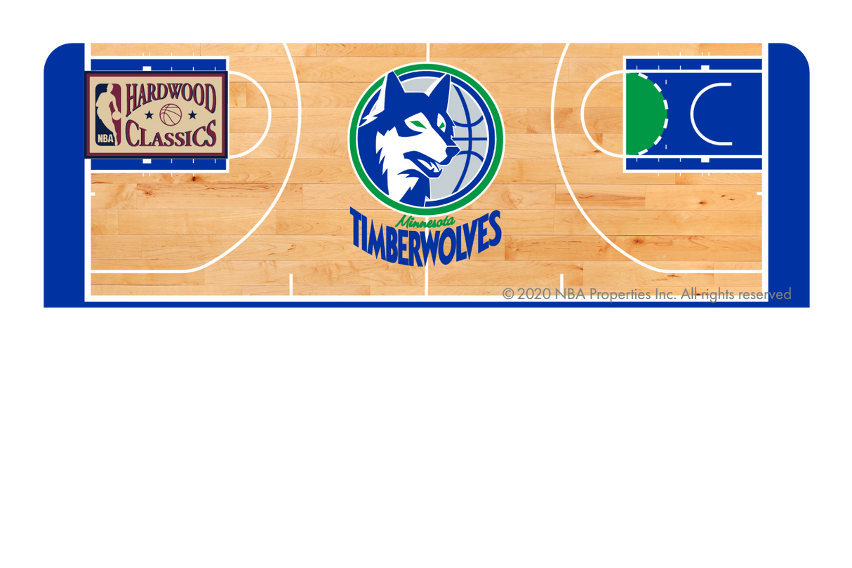 Minnesota Timberwolves: Retro Courtside Hardwood Classics - Card Covers - NBALAB - CUCU Covers