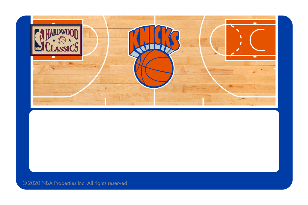 New York Knicks: Retro Courtside Hardwood Classics - Card Covers - NBALAB - CUCU Covers