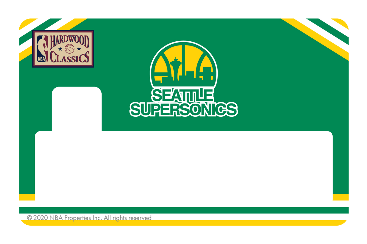 Oklahoma City Thunder: Away Warmups Hardwood Classics - Card Covers - NBALAB - CUCU Covers