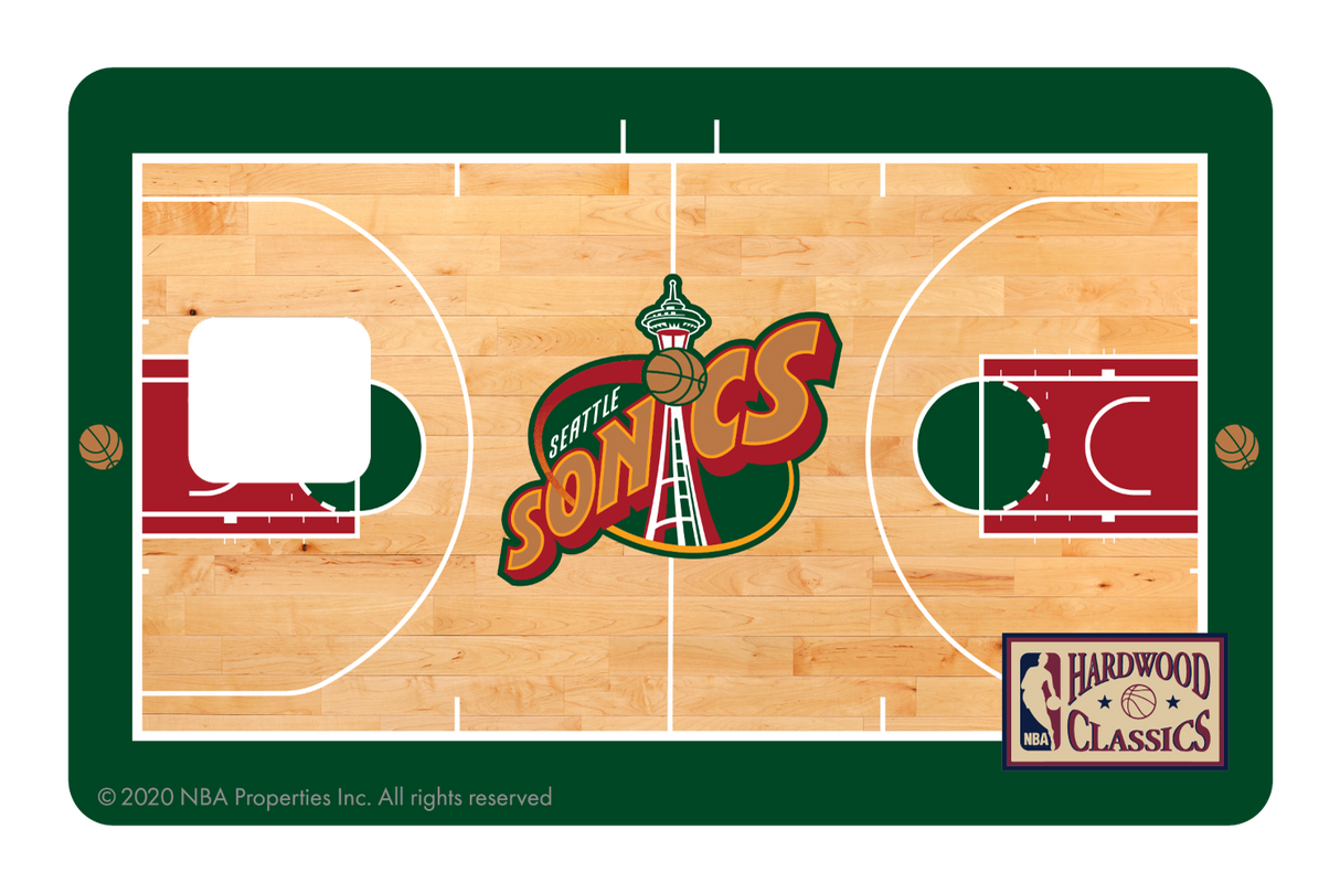 Oklahoma City Thunder: Retro Courtside Hardwood Classics - Card Covers - NBALAB - CUCU Covers