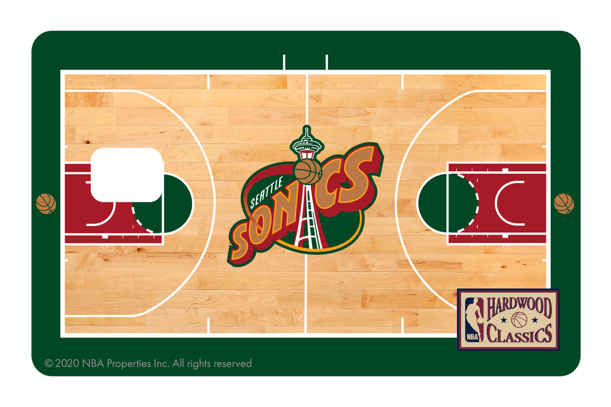 Oklahoma City Thunder: Retro Courtside Hardwood Classics - Card Covers - NBALAB - CUCU Covers