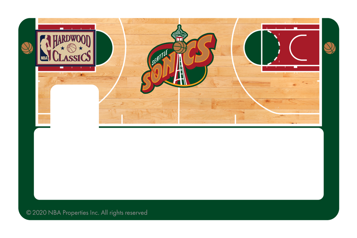 Oklahoma City Thunder: Retro Courtside Hardwood Classics - Card Covers - NBALAB - CUCU Covers