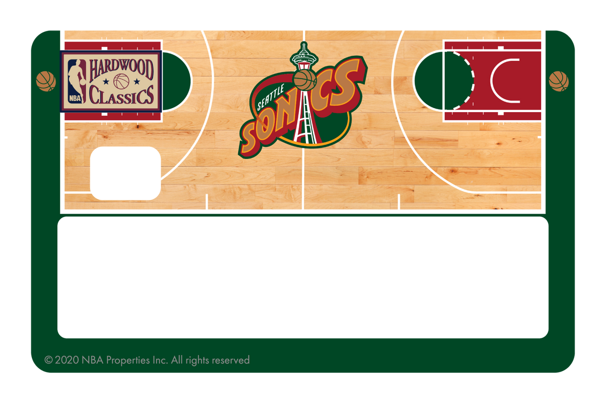 Oklahoma City Thunder: Retro Courtside Hardwood Classics - Card Covers - NBALAB - CUCU Covers