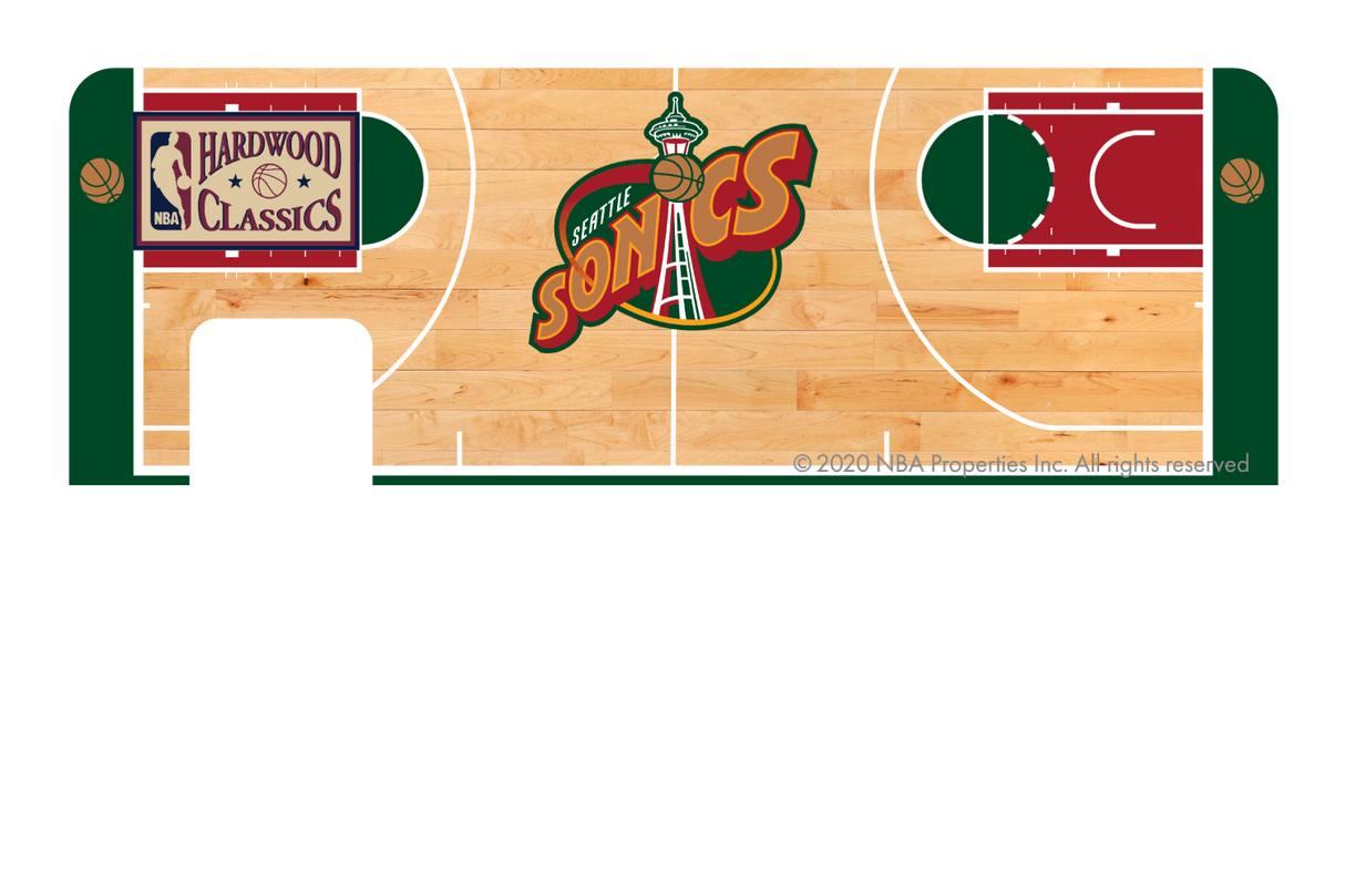 Oklahoma City Thunder: Retro Courtside Hardwood Classics - Card Covers - NBALAB - CUCU Covers