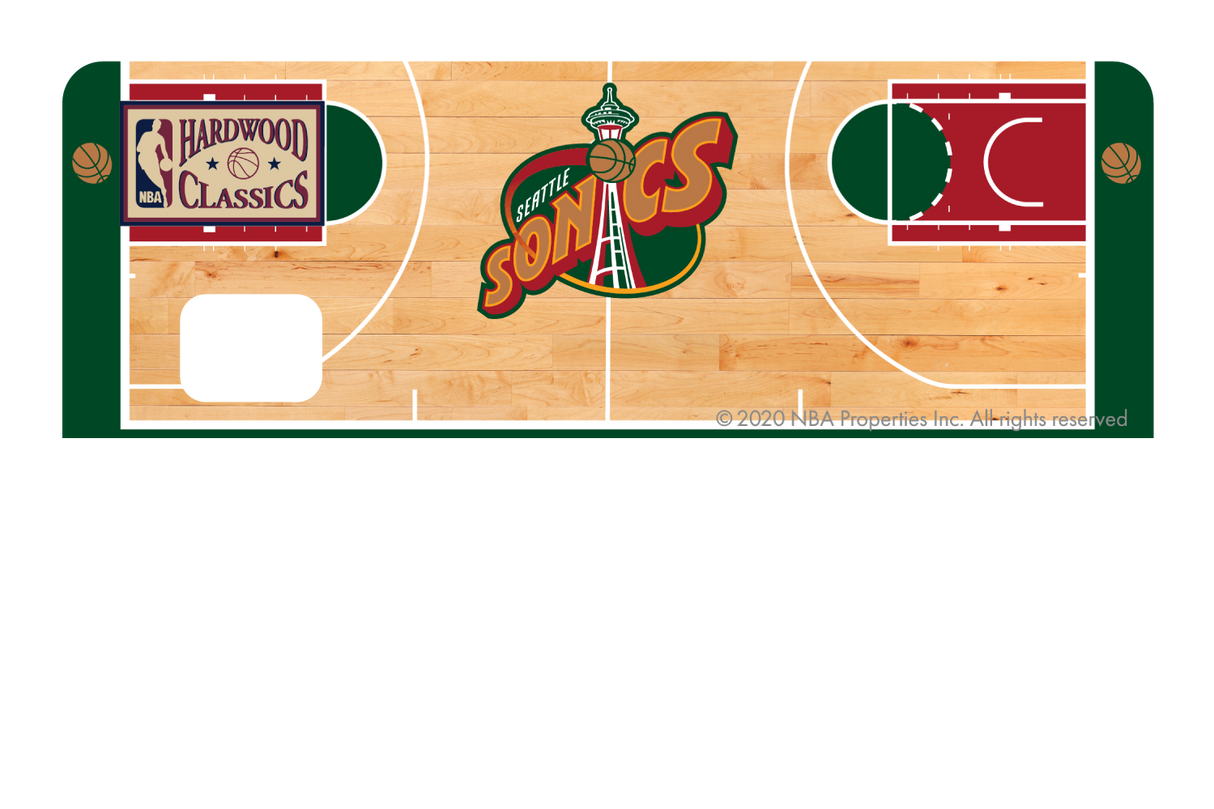 Oklahoma City Thunder: Retro Courtside Hardwood Classics - Card Covers - NBALAB - CUCU Covers