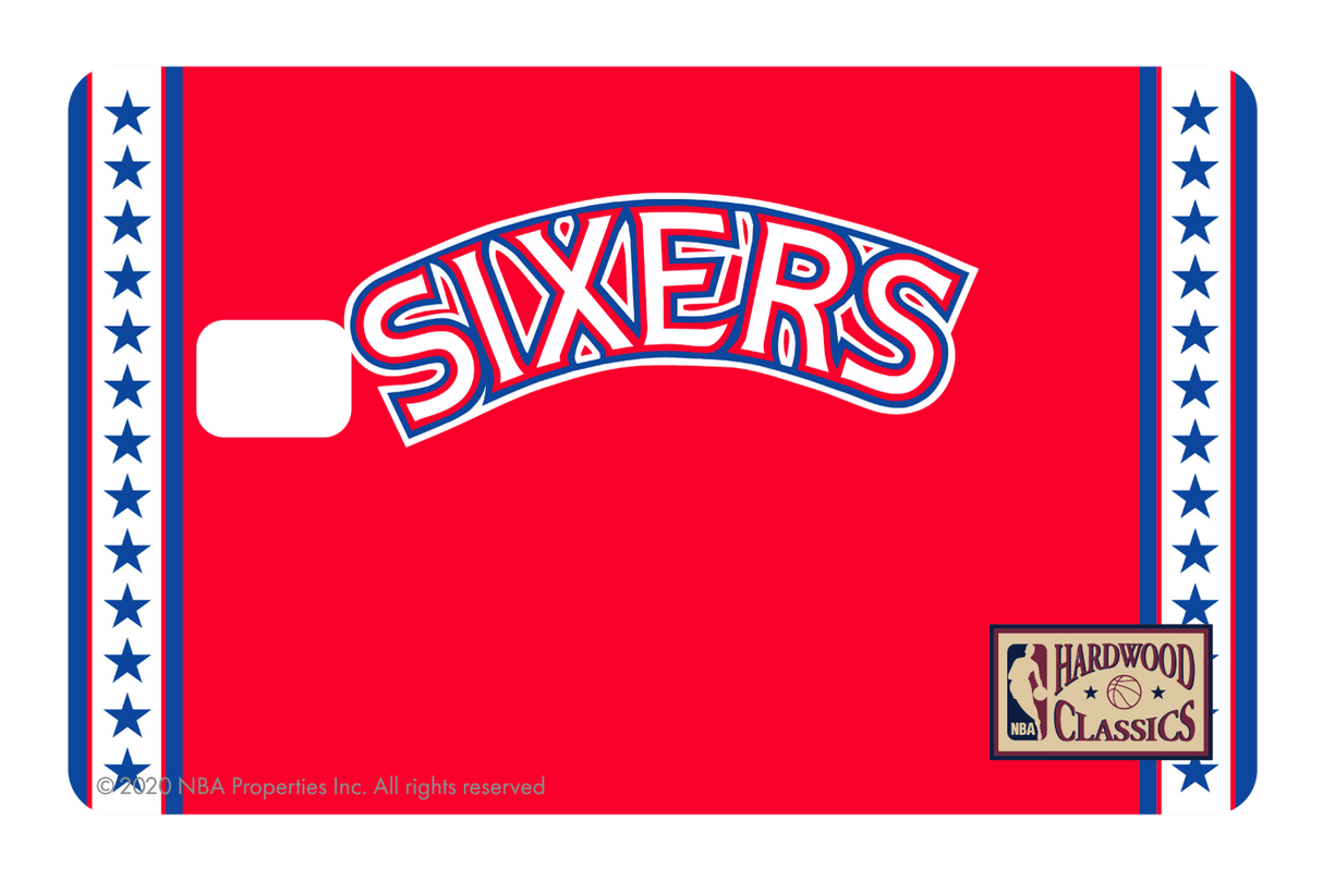 Philadelphia 76ers: Home Warmups Hardwood Classics - Card Covers - NBALAB - CUCU Covers