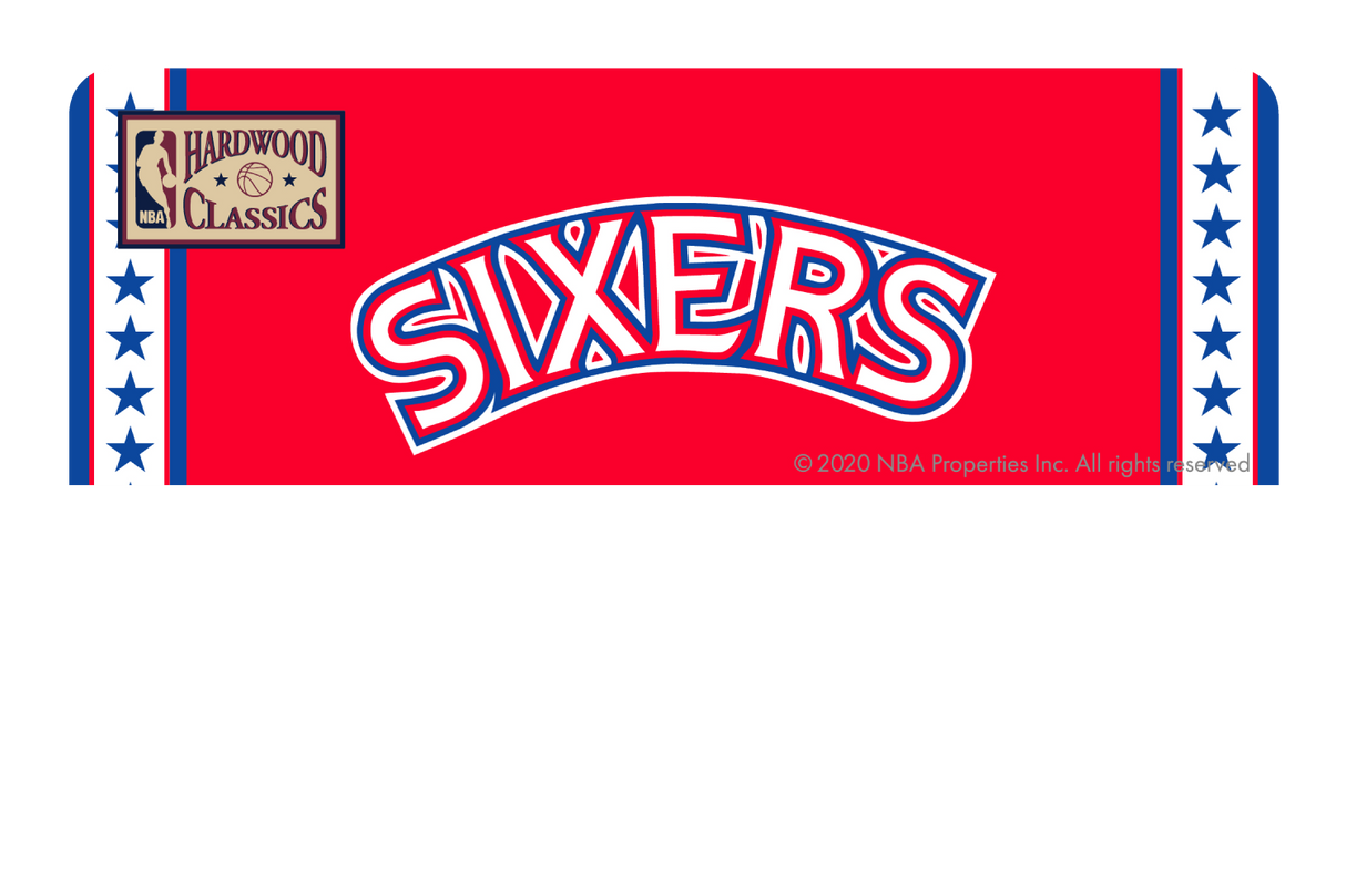 Philadelphia 76ers: Home Warmups Hardwood Classics - Card Covers - NBALAB - CUCU Covers