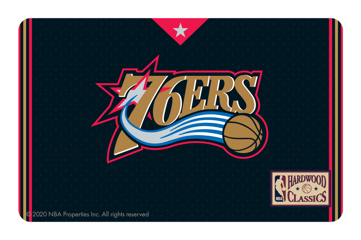 Philadelphia 76ers: Away Hardwood Classics - Card Covers - NBALAB - CUCU Covers