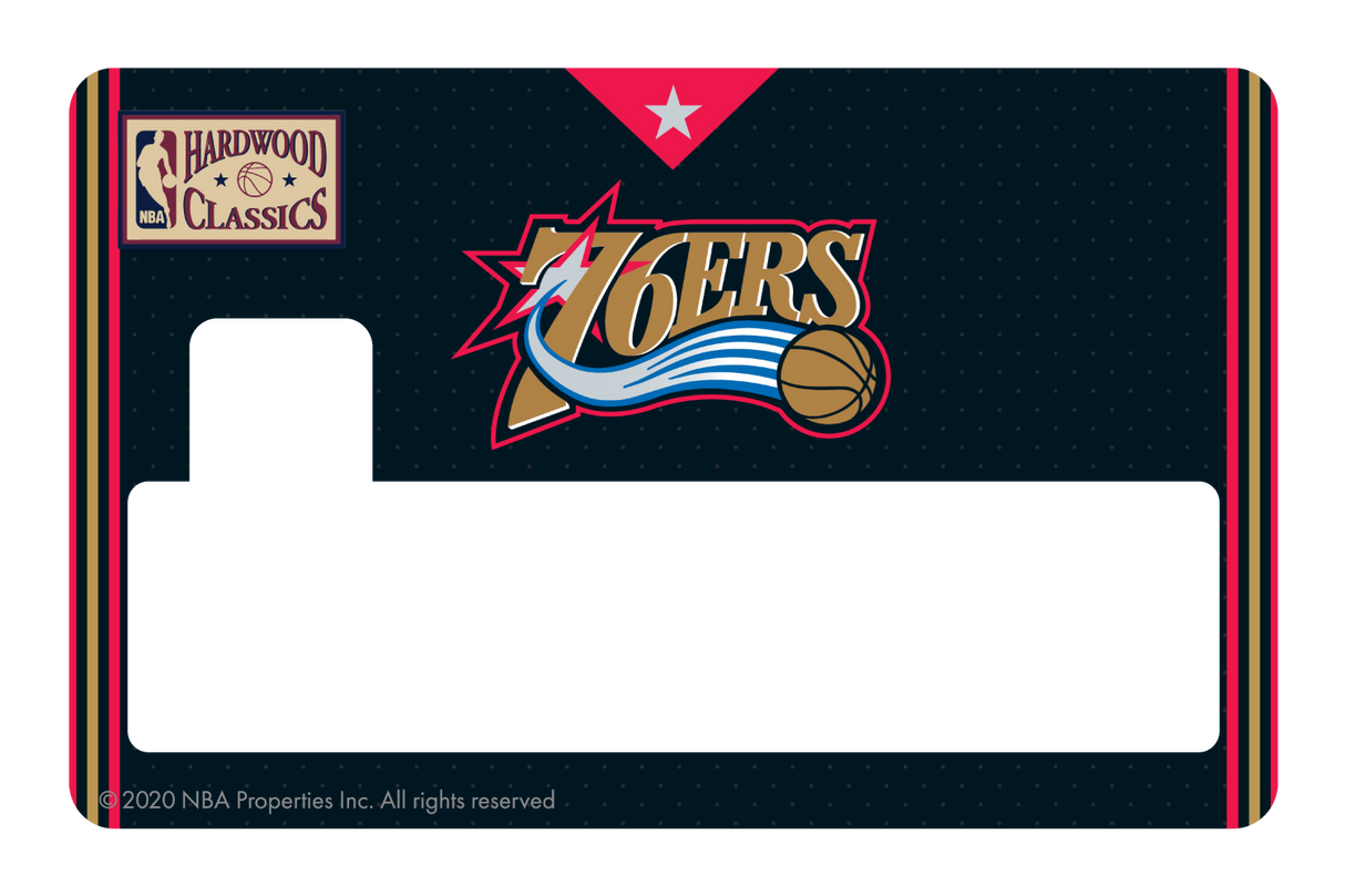 Philadelphia 76ers: Away Hardwood Classics - Card Covers - NBALAB - CUCU Covers