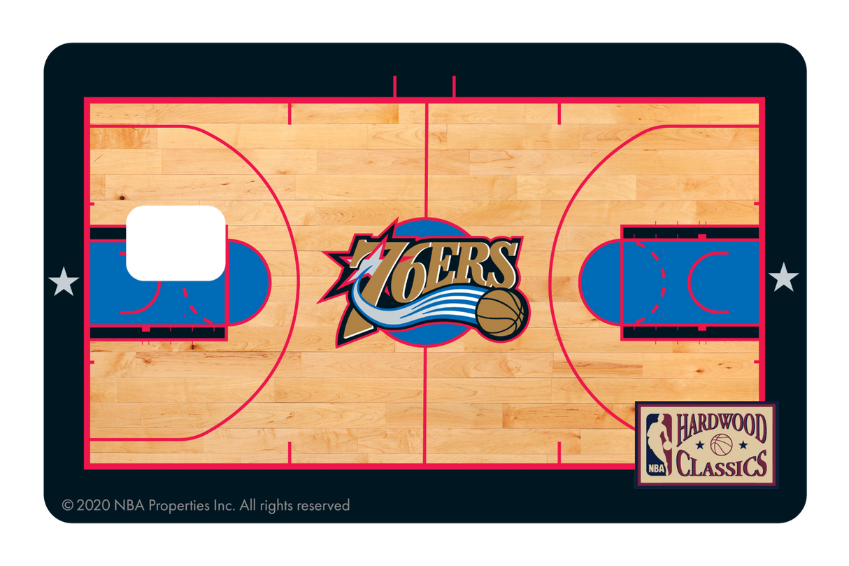 Philadelphia 76ers: Retro Courtside Hardwood Classics - Card Covers - NBALAB - CUCU Covers
