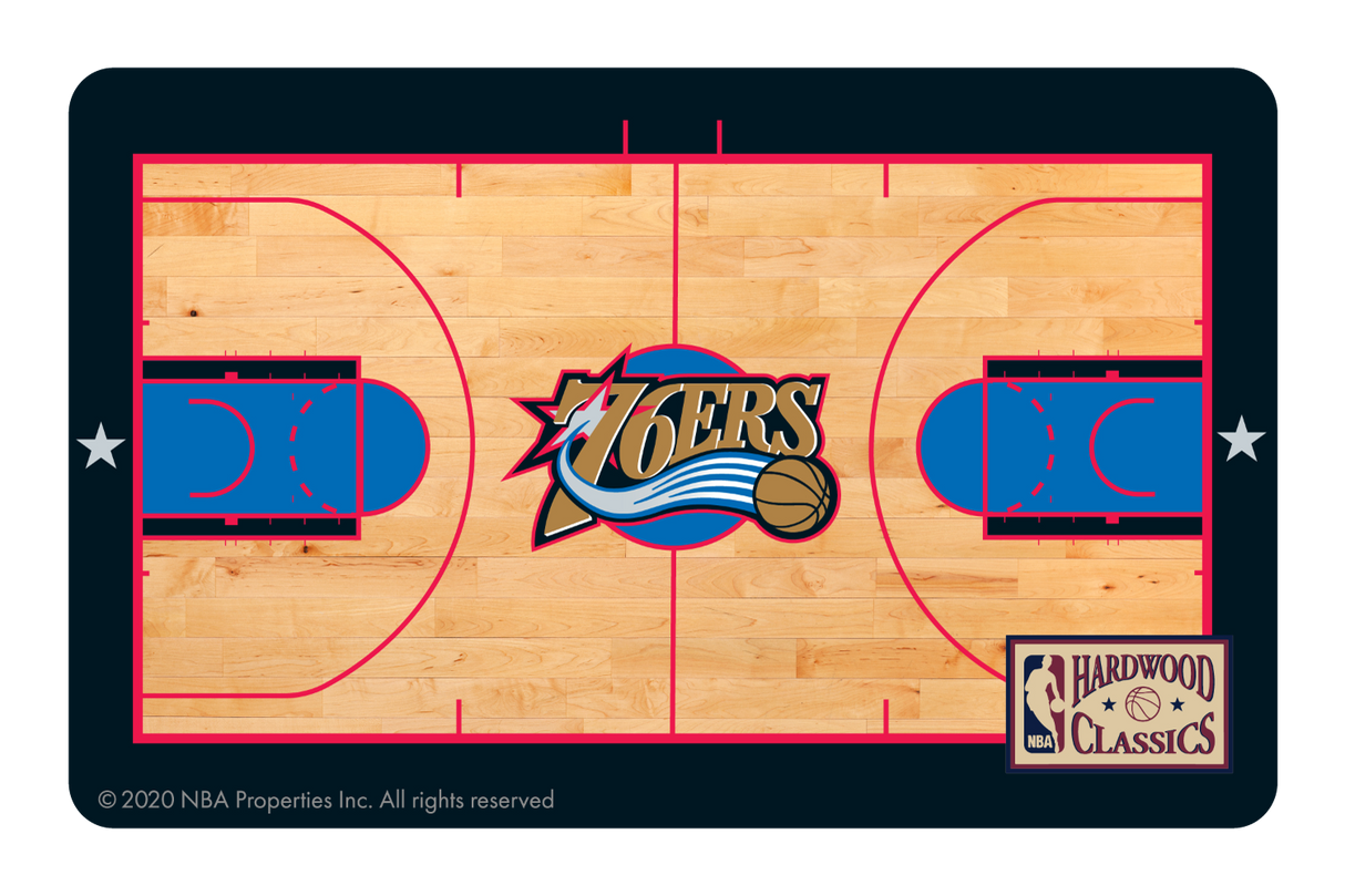 Philadelphia 76ers: Retro Courtside Hardwood Classics - Card Covers - NBALAB - CUCU Covers