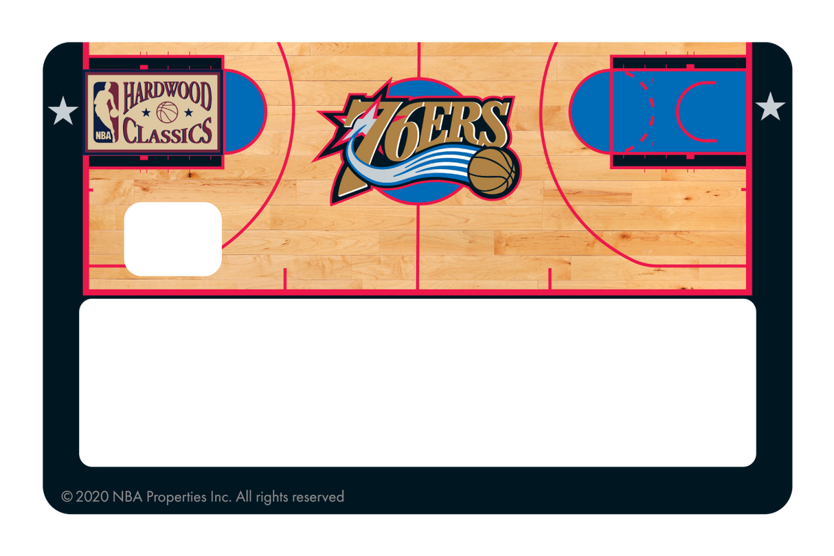 Philadelphia 76ers: Retro Courtside Hardwood Classics - Card Covers - NBALAB - CUCU Covers