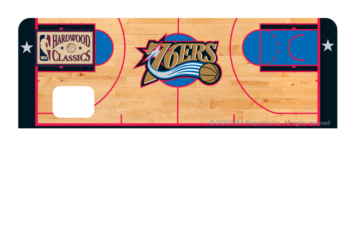 Philadelphia 76ers: Retro Courtside Hardwood Classics - Card Covers - NBALAB - CUCU Covers