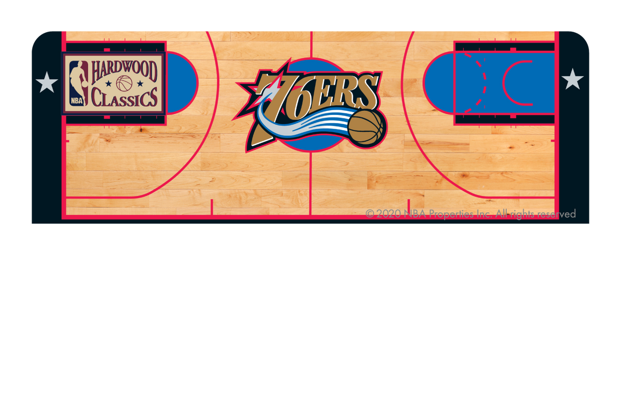 Philadelphia 76ers: Retro Courtside Hardwood Classics - Card Covers - NBALAB - CUCU Covers