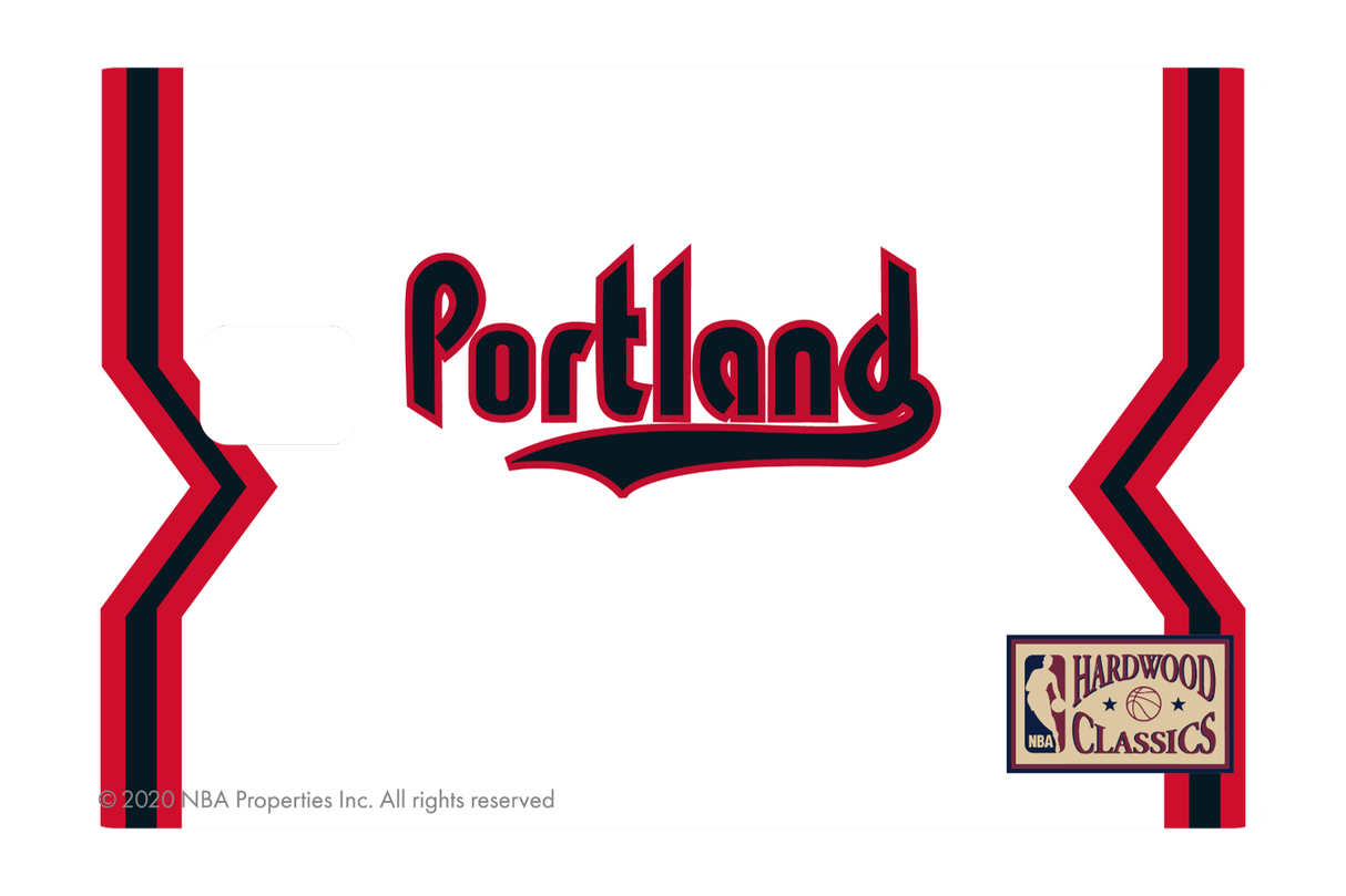 Portland Trailblazers: Home Warmups Hardwood Classics - Card Covers - NBALAB - CUCU Covers