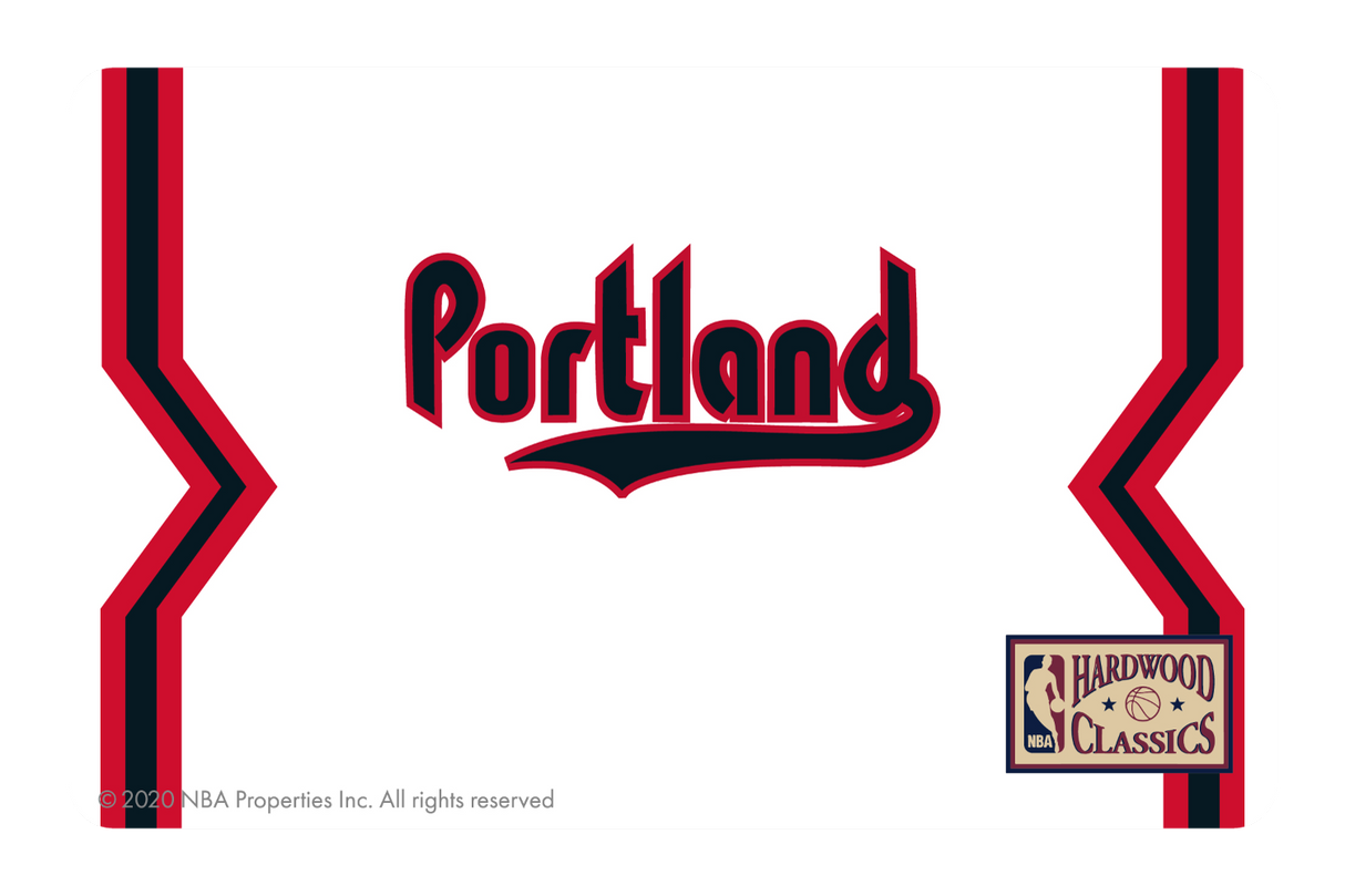 Portland Trailblazers: Home Warmups Hardwood Classics - Card Covers - NBALAB - CUCU Covers