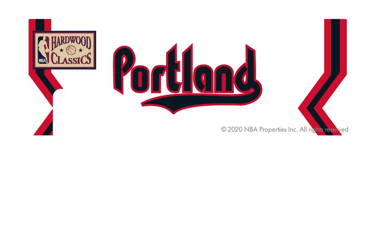 Portland Trailblazers: Home Warmups Hardwood Classics - Card Covers - NBALAB - CUCU Covers