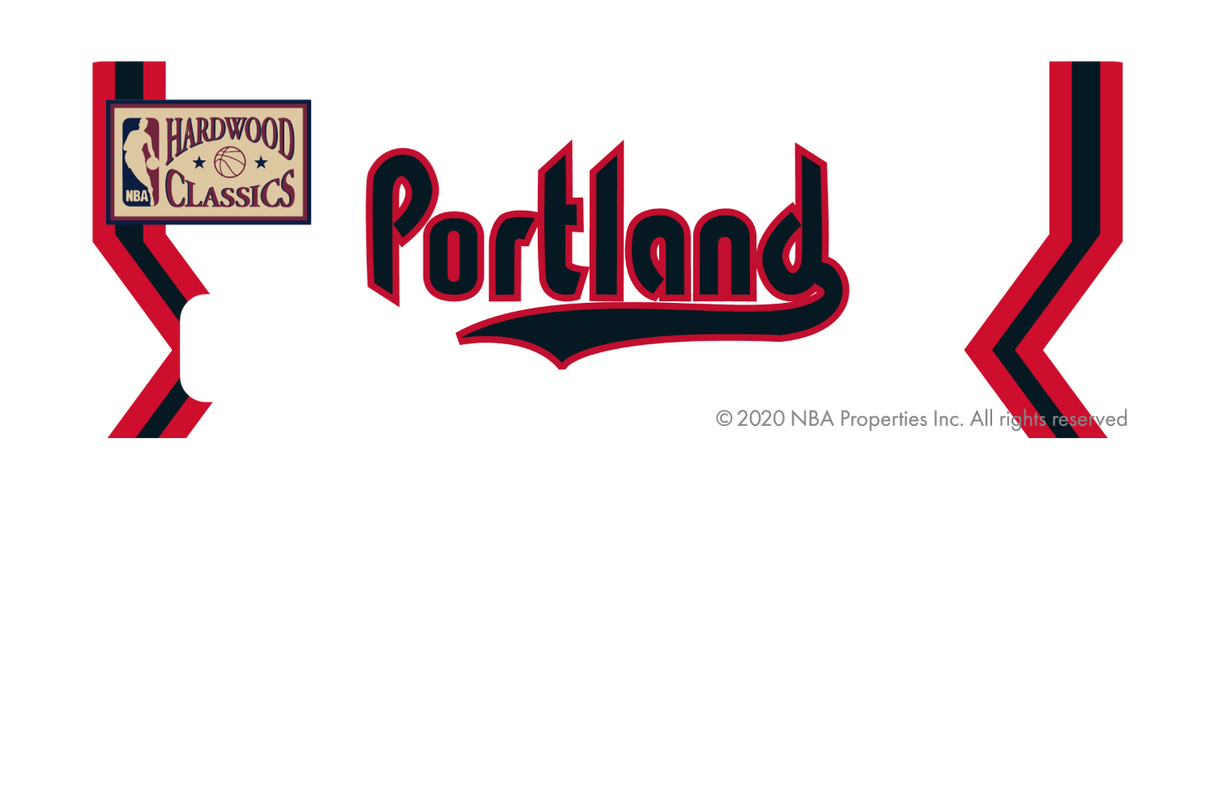 Portland Trailblazers: Home Warmups Hardwood Classics - Card Covers - NBALAB - CUCU Covers